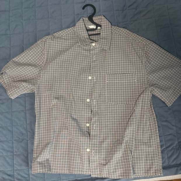 자라 체크셔츠 