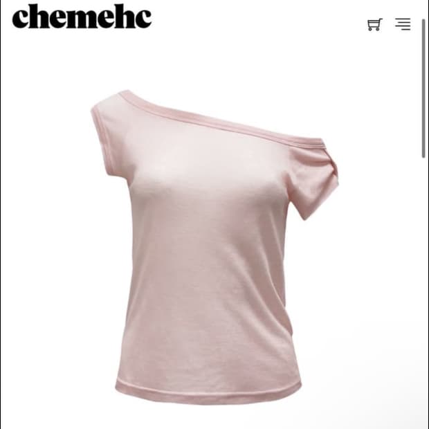 새상품) DEW BOW TOP (PINK) 체메씨 듀 보우 탑 핑크
