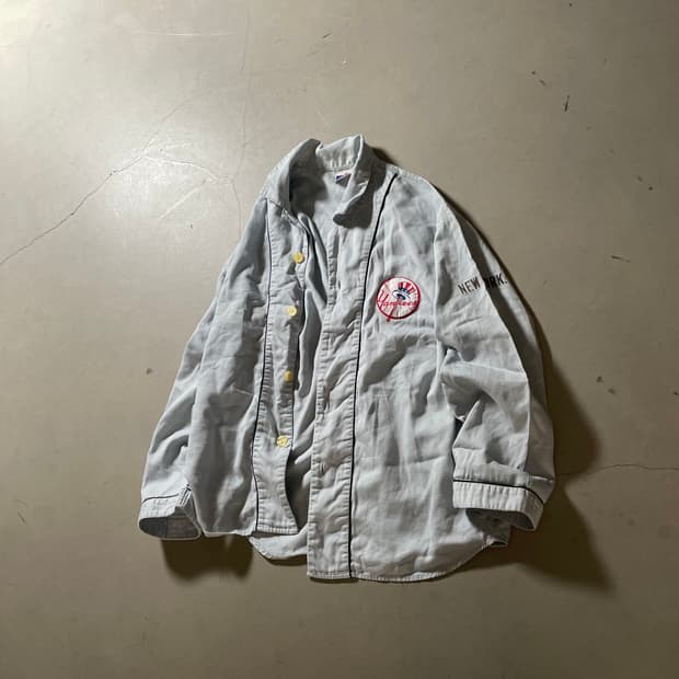00’s vintage  Baseball Shirt jacket