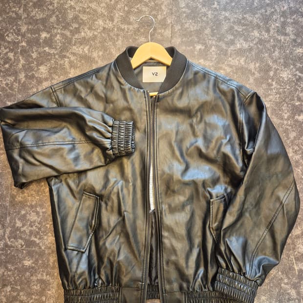 #V2 #비건 레더 자켓입니다 -L 