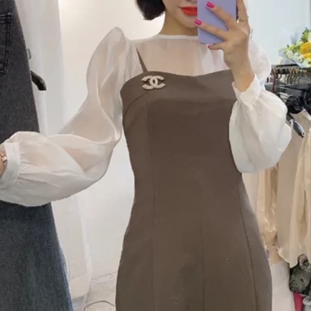 퍼프블라우스 새옷(정가59,000)