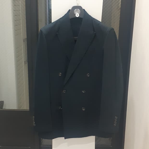 솔티 워시드 더블 브레스티드 자켓 m