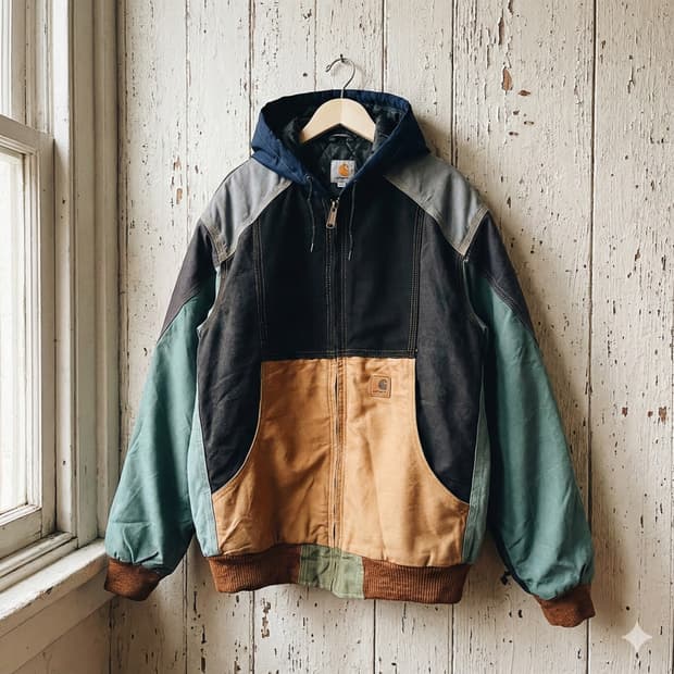 칼아트 컬러블록 칼하트 액티브 자켓