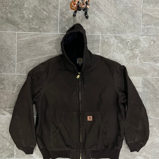 (XL) 칼하트 덕 액티브 후드자켓 J130 DKB 다크브라운