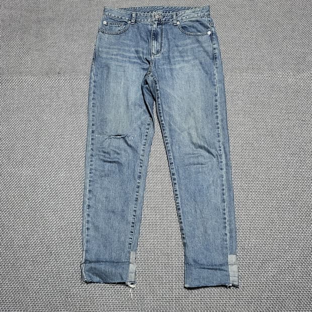 솔리드옴므 18ss 워싱 청바지 데님팬츠 (48/32)