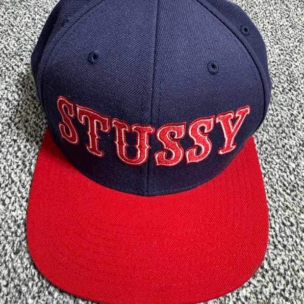 스투시X스타터 콜라보 빈티지 스냅백 모자