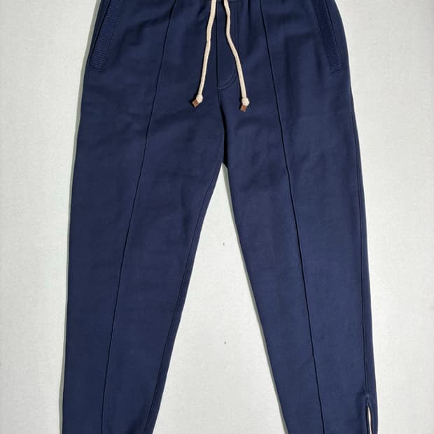 브루넬로 쿠치넬리 캐시미어 리브 트레이닝 조거 팬츠 네이비 L사이즈