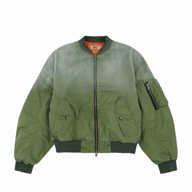 GRAILZ 그레일즈 붐버 MA-1 항공 자켓 올리브 (1)