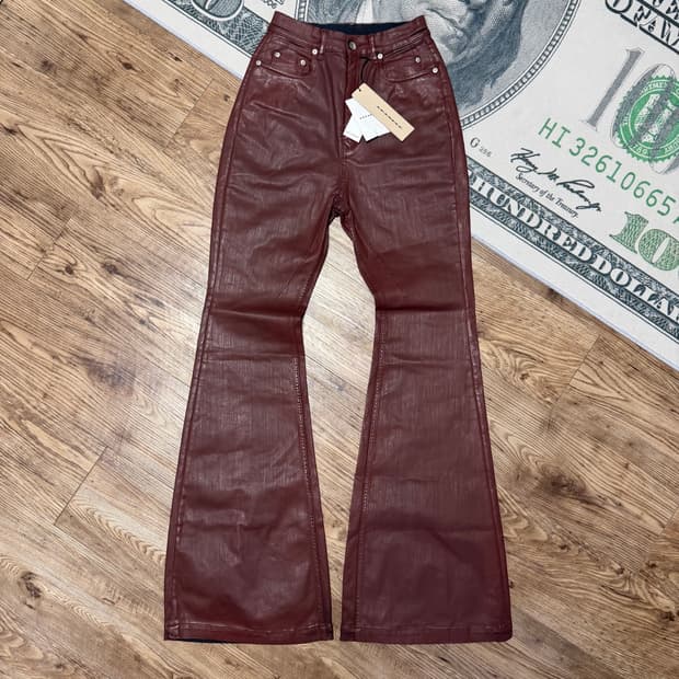 (새상품, 28) 릭오웬스 볼란부츠컷 sdsw 왁스 데님