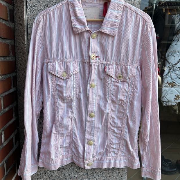 00‘s 리바이스 레드룹 스트라이프 셔츠자켓
