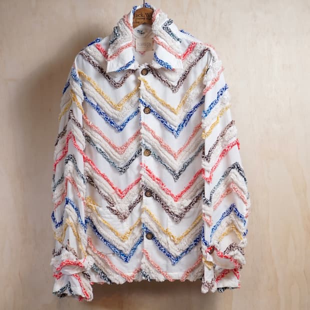 Harago 하라고 셔닐 자수 자켓