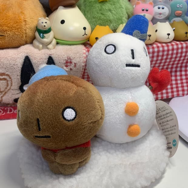 산엑스 코게빵 눈사람 고전인형
