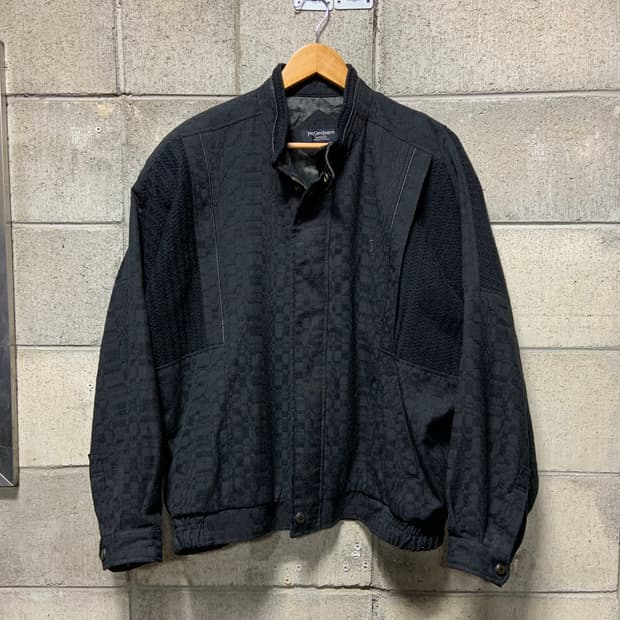 YSL 입생로랑 울 코튼 블루종 자켓 XL