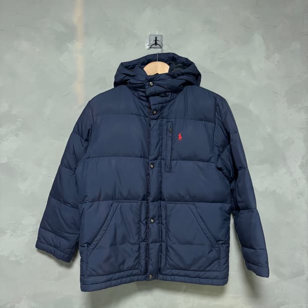 폴로 랄프로렌  푸퍼다운 패딩 네이비 