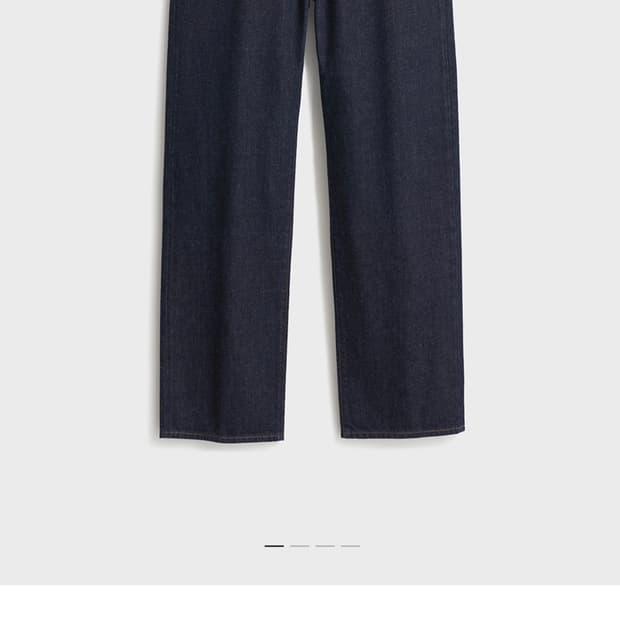 포터리 원워시드 스트레이트 데님 블루2 0사이즈