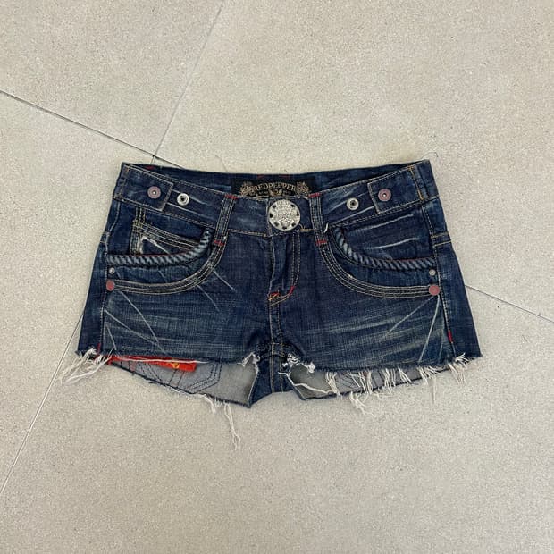 레드 페퍼 데님 반바지