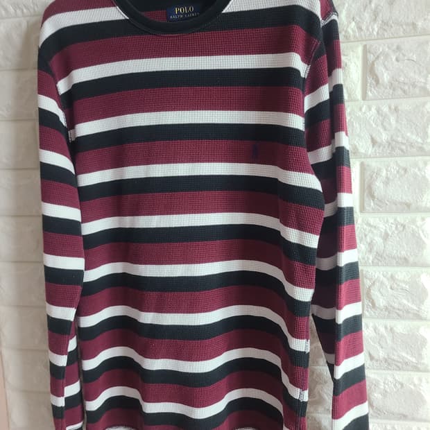 폴로 스트라이프 면니트(m)