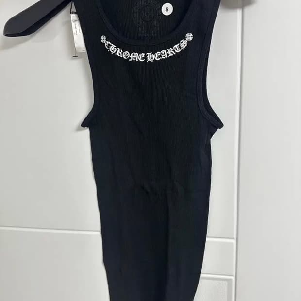 (s)크롬하츠 스크롤라벨 탱크탑 블랙