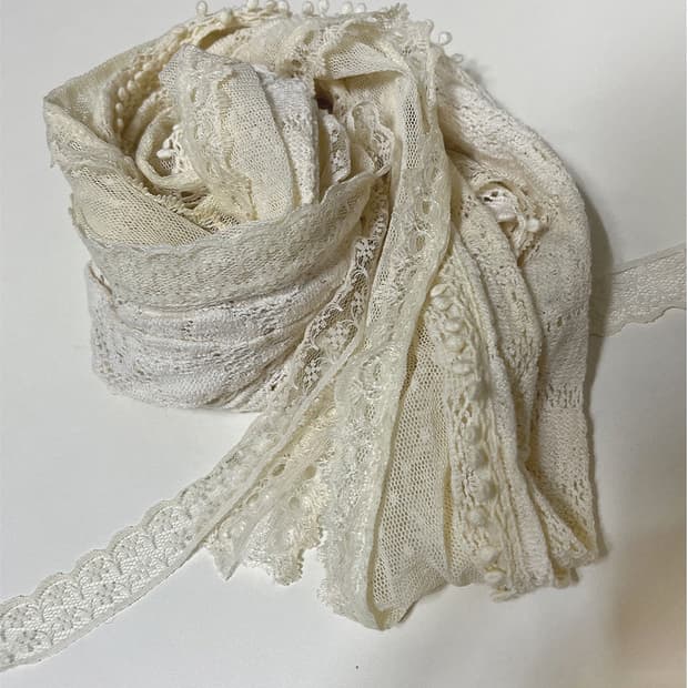vintage lace scarf