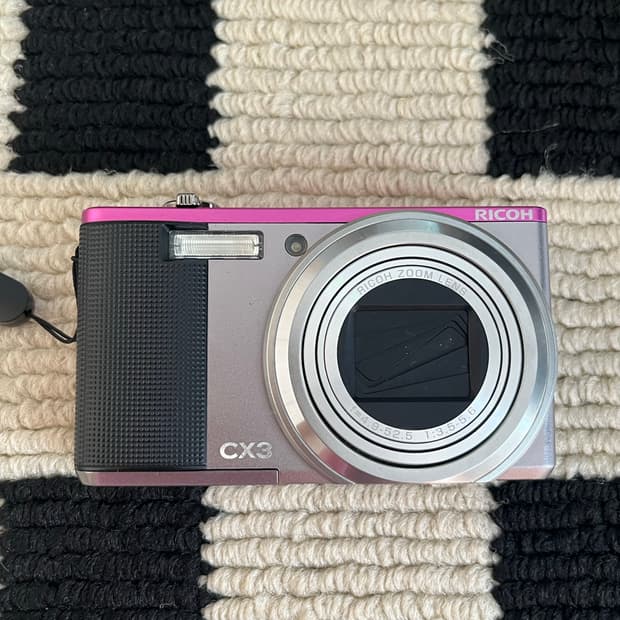 리코 CX3 핑크 빈티지 디카 팔아요 (작례있음) 