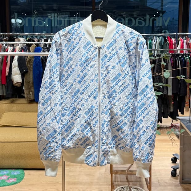 아디다스x알렉산더왕 리버서블 플리스 박시 봄버 자켓