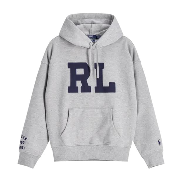 [L] 카시나 폴로랄프로렌 콜라보 후드 그레이