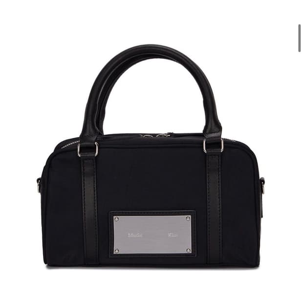 마뗑킴 BABY SPORTY TOTE BAG IN BLACK