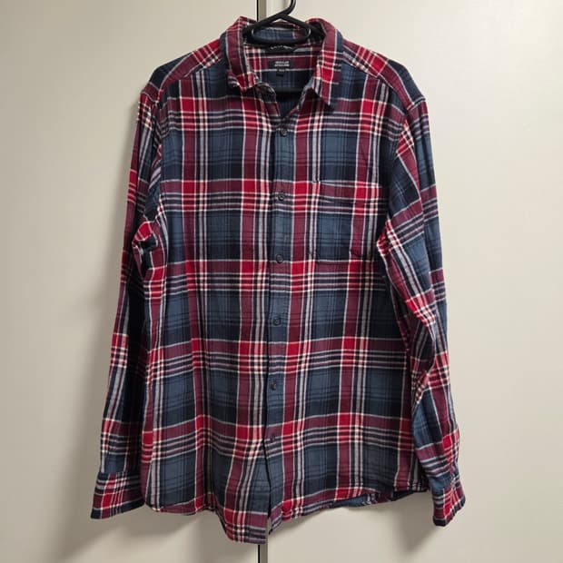 George 아메리칸 플란넬 체크 셔츠 L(100)