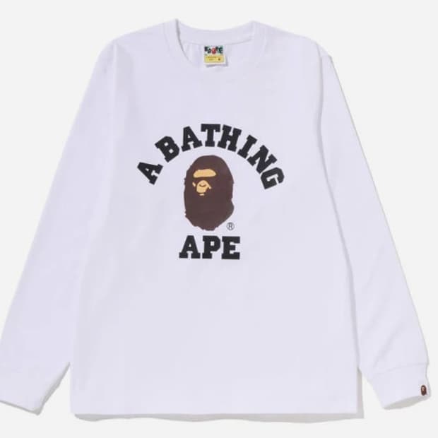 베이프 컬리지 롱슬리브