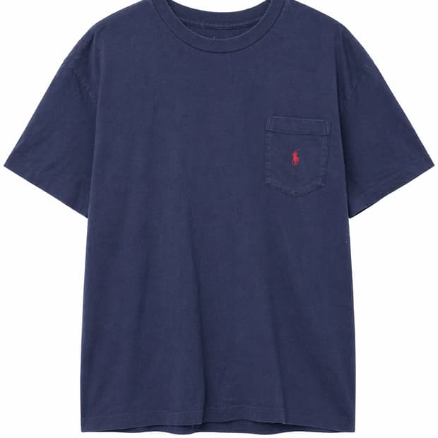 폴로 랄프로렌 네이비 반팔티 S