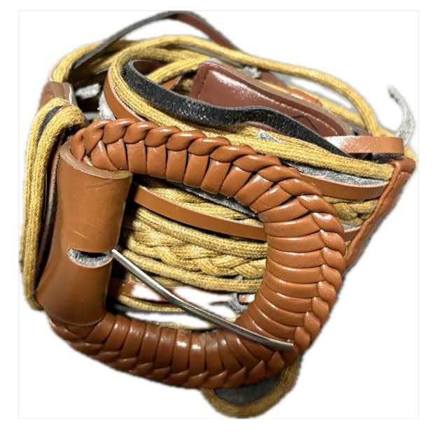 Vintage leather belt 