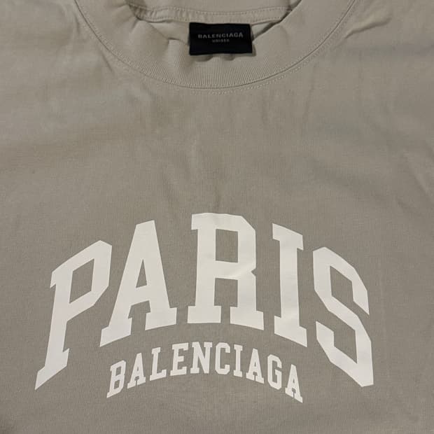 발렌시아가 PARIS 반팔 