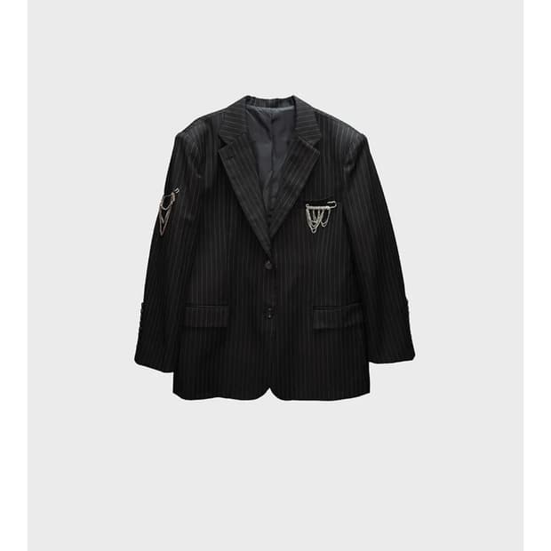 DARED UNCLE JACKET IN STRIPE