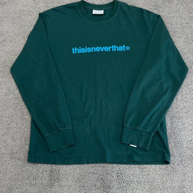 (M) 디스이즈네버댓 스펠아웃 긴팔 티