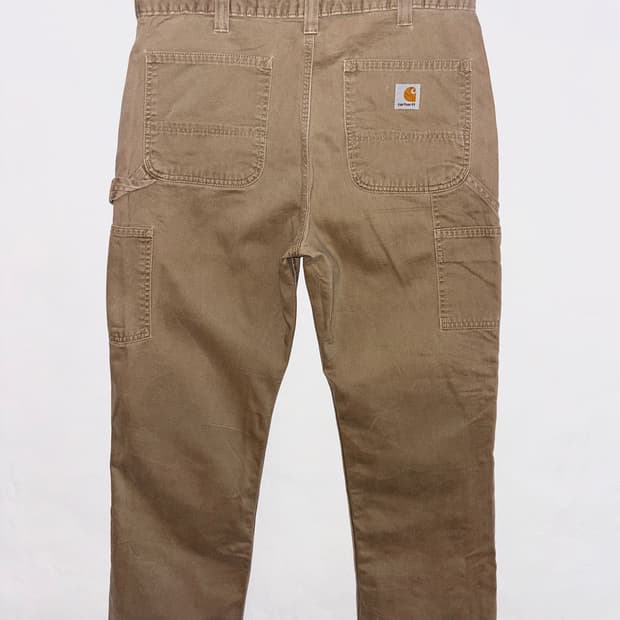 Carhartt 브라운 워크 팬츠