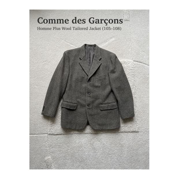꼼데가르송 옴므 플러스 울 테일러드 자켓 (105-108)