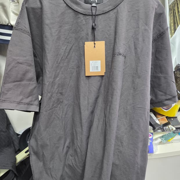 스투시  택부착    반팔