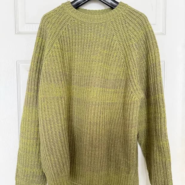 애프터프레이 인타르시아 니트 L