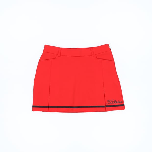 L 타이틀리스트 플리츠 큐롯 치마 스커트 4233