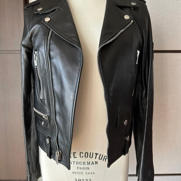 생로랑 레더 라이더 자켓
