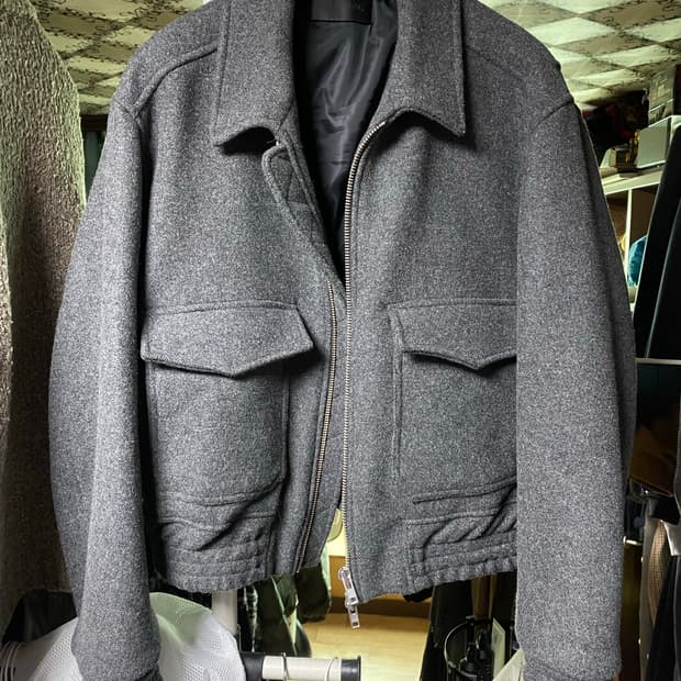 무명 A2 플라이트 울 점퍼