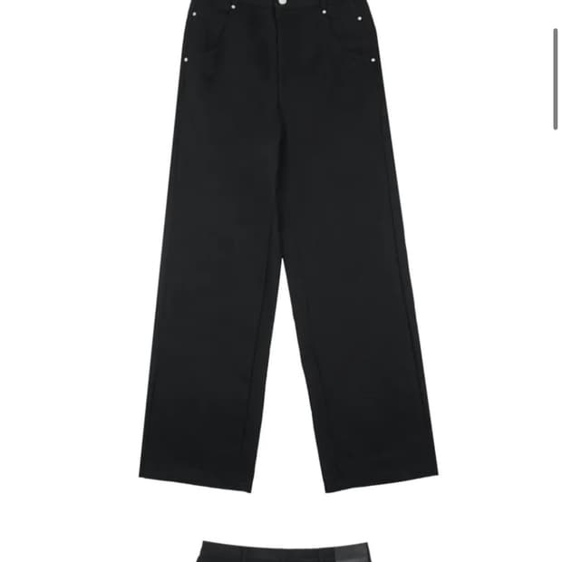 (구매)제노리포트 FLATLINE BLACK DENIM 