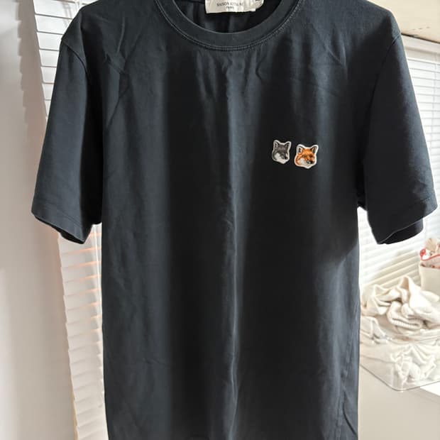 메종키츠네 더블폭스 s 반팔