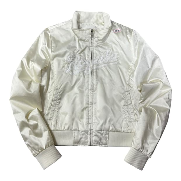 ✨ (바배) MLB 아이보리 여성 바시티 자켓 