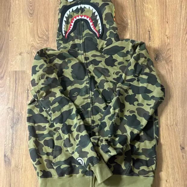 베이프 녹계 샤크후드 XL