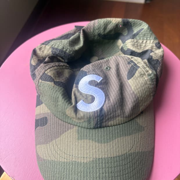 슈프림 시어서커 s로고 카모