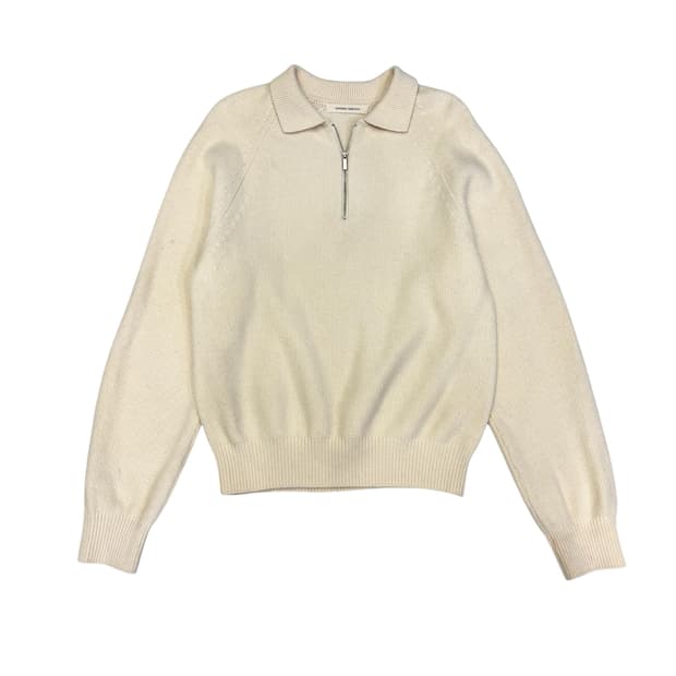 낫띵리튼 하프집업 울 캐시미어 니트