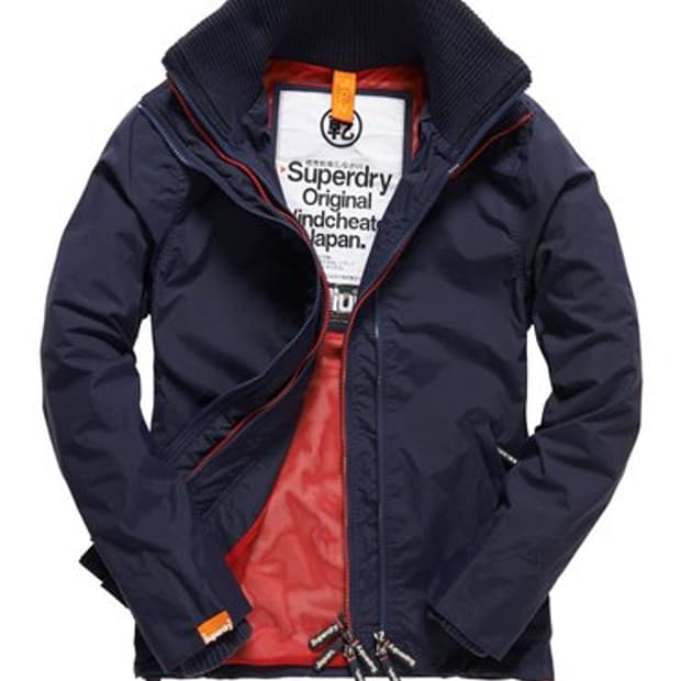 슈퍼드라이 3중 지퍼 바람막이 윈드브레이커 m