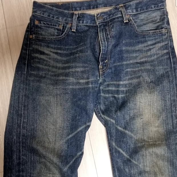 일본제 리바이스 lvc 505 데님 청바지(33)