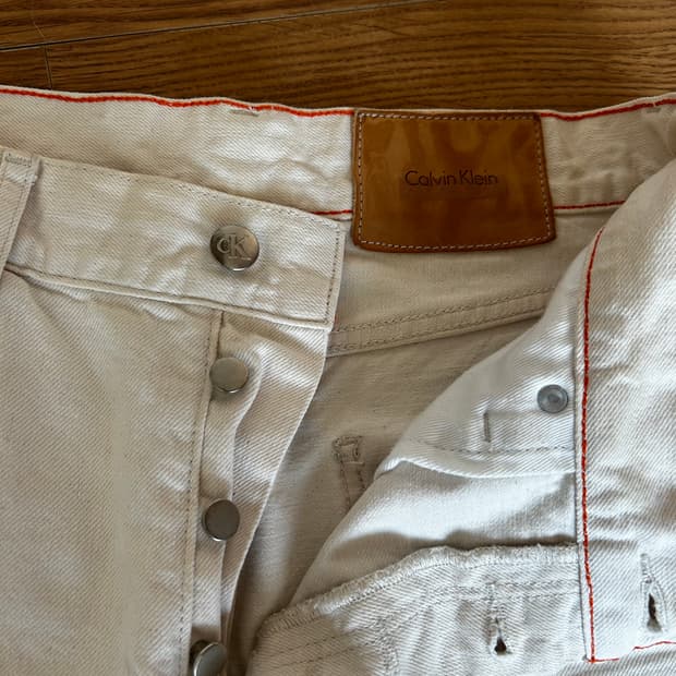 캘빈클라인 제니 베이지 데님 팬츠 (정품)